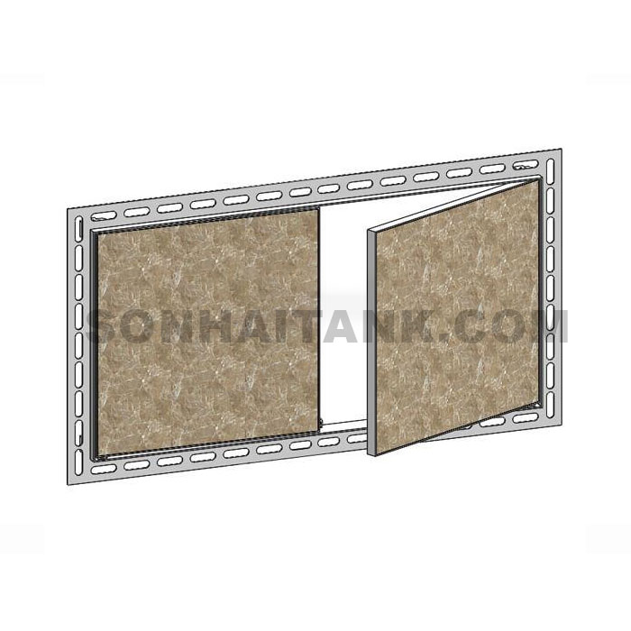 Cửa thăm hộp kỹ thuật 2 cánh model SH-02